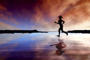 runner, female runner, running